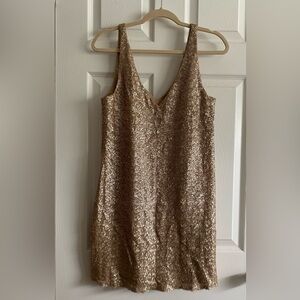 Zara sequin dress Size M